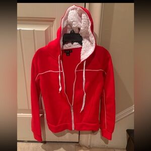 New Red  Hoodie jacket